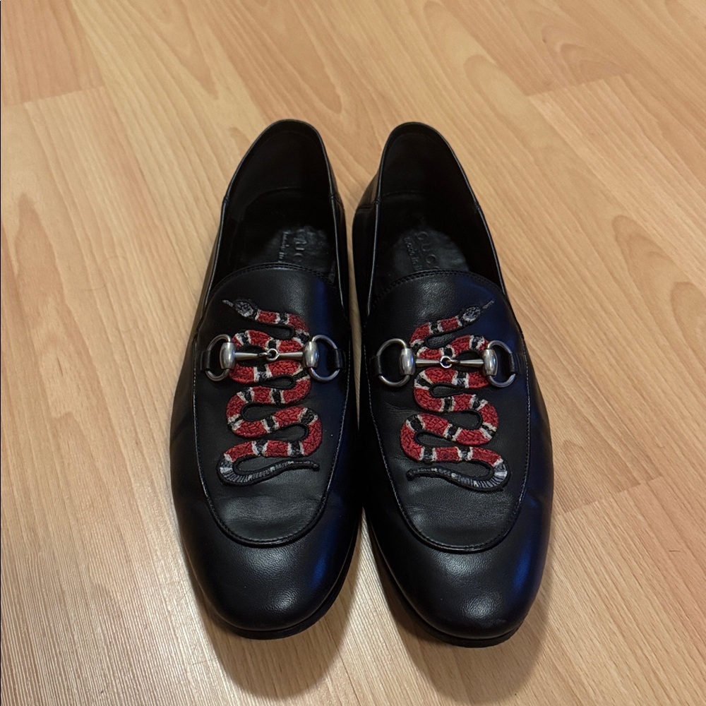 Men’s Gucci Brixton “Snake” Loafers
